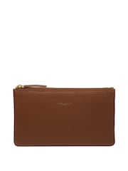 Braun - Pure Luxuries London Wilmslow Clutch aus Nappaleder - Bild 1 von 6