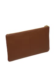 Braun - Pure Luxuries London Wilmslow Clutch aus Nappaleder - Bild 3 von 6