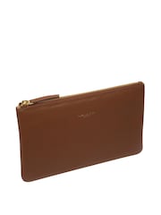 Braun - Pure Luxuries London Wilmslow Clutch aus Nappaleder - Bild 5 von 6