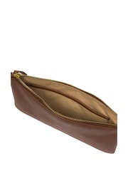 Braun - Pure Luxuries London Wilmslow Clutch aus Nappaleder - Bild 6 von 6