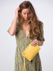Pure Luxuries London Addison Nappa Leather Clutch Bag - Image 1 of 7