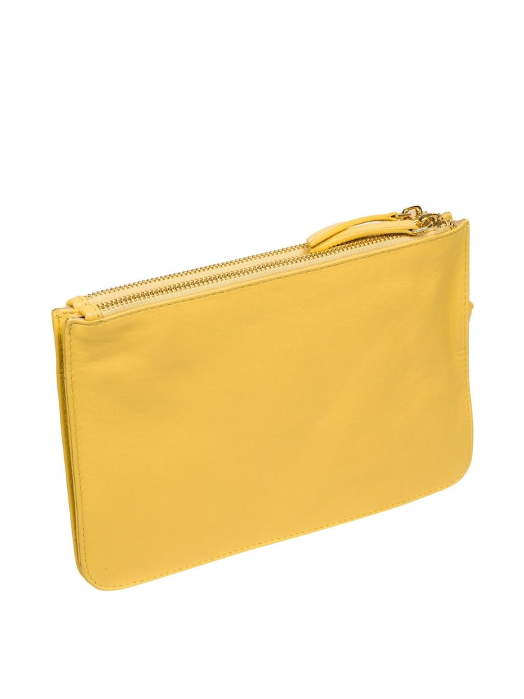 Pure Luxuries London Addison Nappa Leather Clutch Bag - Image 4 of 7