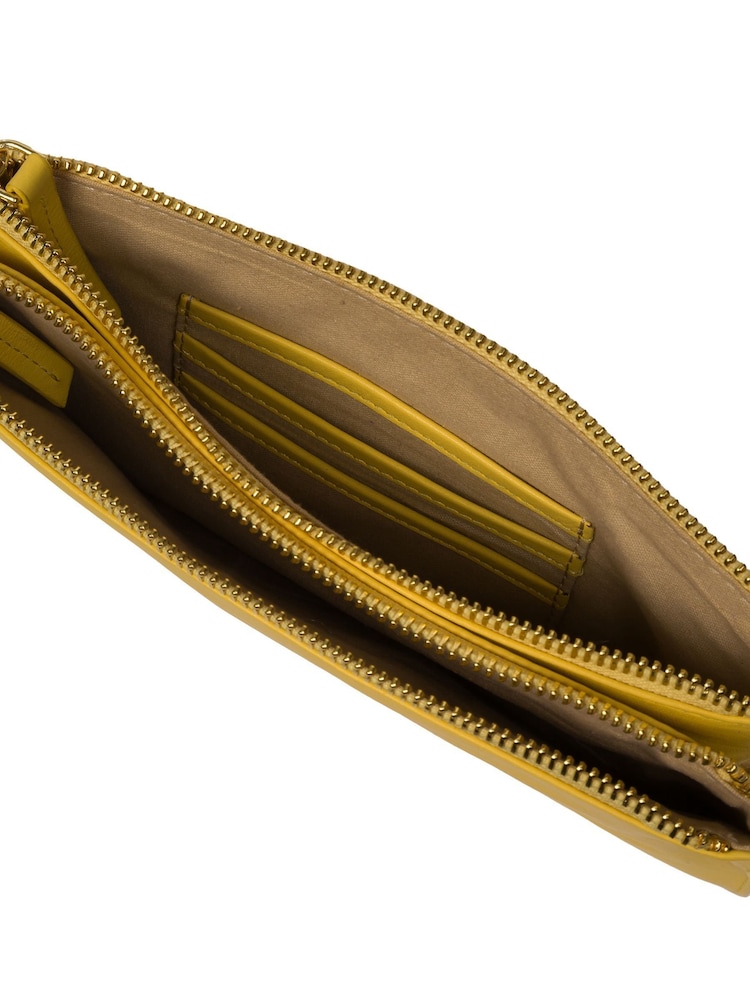 Pure Luxuries London Addison Nappa Leather Clutch Bag - Image 7 of 7