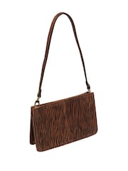 Pure Luxuries London Layla Nappa Leather Grab Clutch Bag - Image 4 of 6