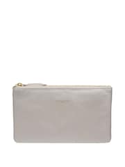 Silber - Pure Luxuries London Wilmslow Clutch aus Nappaleder - Bild 2 von 6