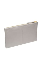 Silber - Pure Luxuries London Wilmslow Clutch aus Nappaleder - Bild 3 von 6