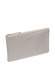 Silber - Pure Luxuries London Wilmslow Clutch aus Nappaleder - Bild 5 von 6