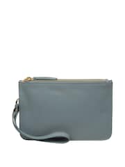 Hellblau - Pure Luxuries London Addison Clutch aus Nappaleder - Bild 1 von 7