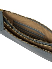 Hellblau - Pure Luxuries London Addison Clutch aus Nappaleder - Bild 7 von 7