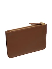 Dunkelbraun - Pure Luxuries London Addison Clutch aus Nappaleder - Bild 4 von 7