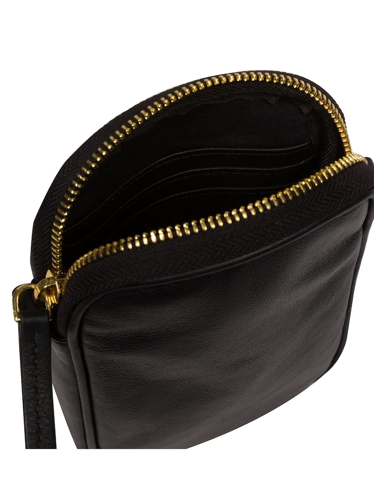 Pure Luxuries London Alaina Nappa Leather Cross-Body Phone Bag - Image 8 of 8
