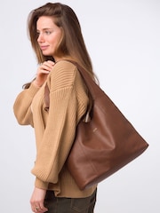 Pure Luxuries London Nina Leather Shoulder Bag - Image 1 of 7