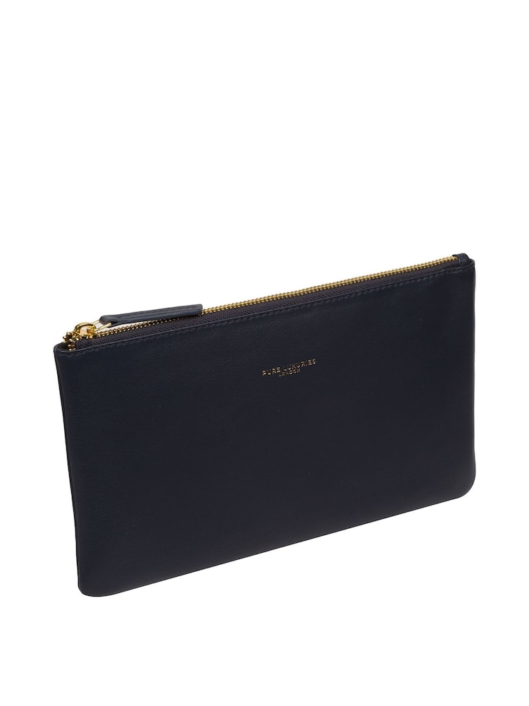 Pure Luxuries London Wilmslow Nappa Leather Clutch Bag - Image 5 of 6
