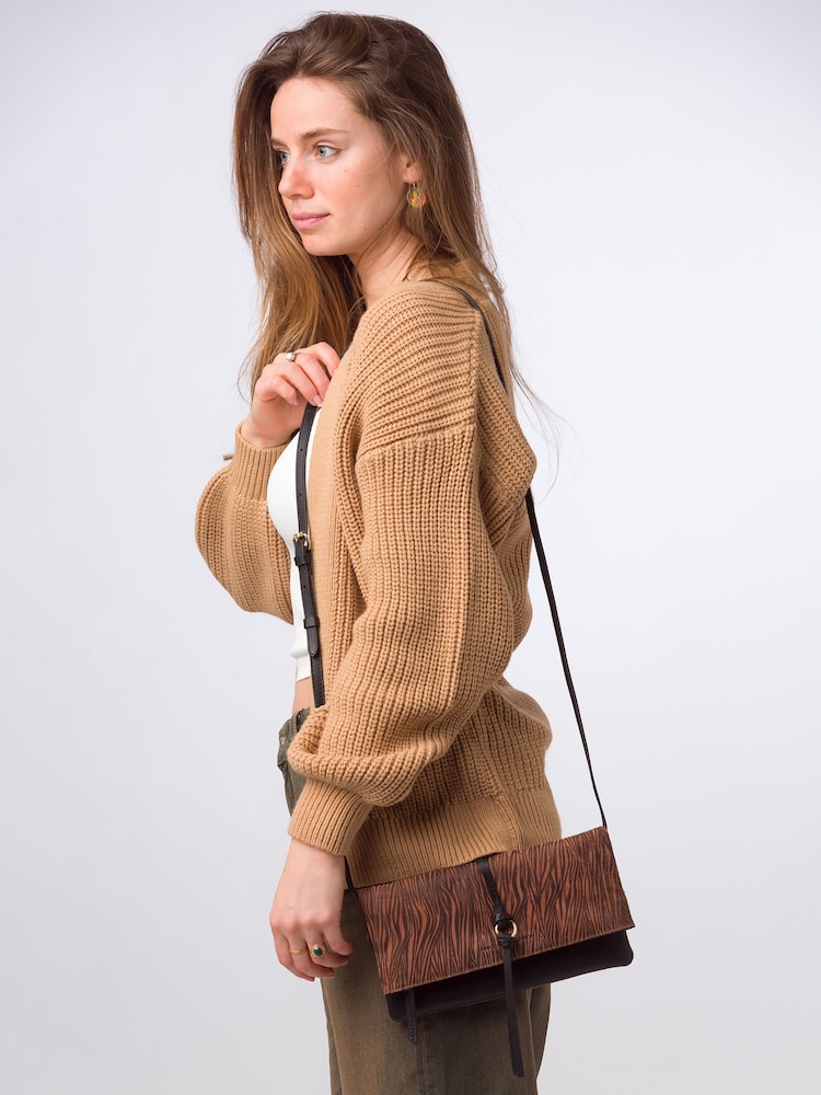 Animal - Pure Luxuries London Selene Umhänge-Clutch aus Nappaleder - Bild 2 von 7