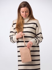 Creme - Pure Luxuries London Addison Clutch aus Nappaleder - Bild 3 von 7