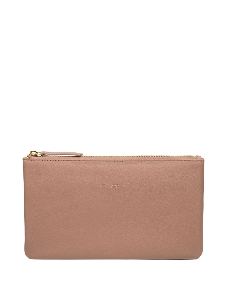 Pure Luxuries London Wilmslow Nappa Leather Clutch Bag - Image 1 of 6
