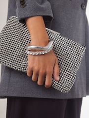 Silver Tone Sparkle Bangle Pack Made With Recycled Zinc and Brass - Image 1 of 6