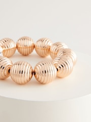 Gold Tone Sparkle Orb Stretch Bracelet - Image 3 of 3