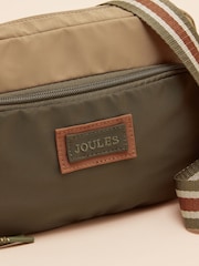 Joules Marlow Brown & Green Nylon Cross-Body Bag - Image 8 of 8