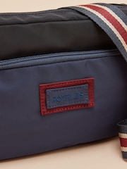 Joules Marlow Navy Blue Nylon Cross-Body Bag - Image 7 of 8