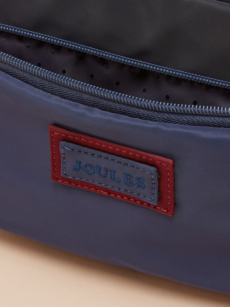 Joules Marlow Navy Blue Nylon Cross-Body Bag - Image 8 of 8
