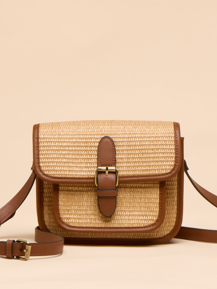 Joules Alderton Straw Cross Body Bag - Bild 1 von 7 Joules Alderton Straw Cross Body Bag - Bild 1 von 7