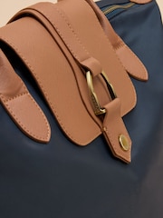 Joules Edie Navy Shopper Bag - Image 6 of 7