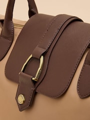 Joules Edie Beige & Brown Shopper Bag - Image 6 of 7