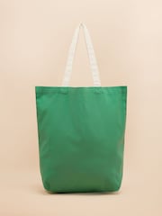 Joules Courtside Green Tote Bag - Image 5 of 7
