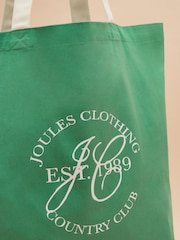 Joules Courtside Green Tote Bag - Image 6 of 7