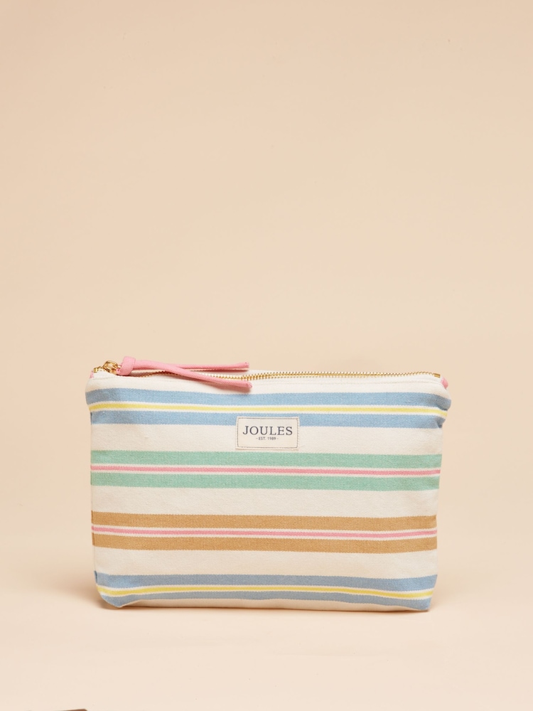 Joules Carrywell Stripe Zip Pouch - Image 1 of 5