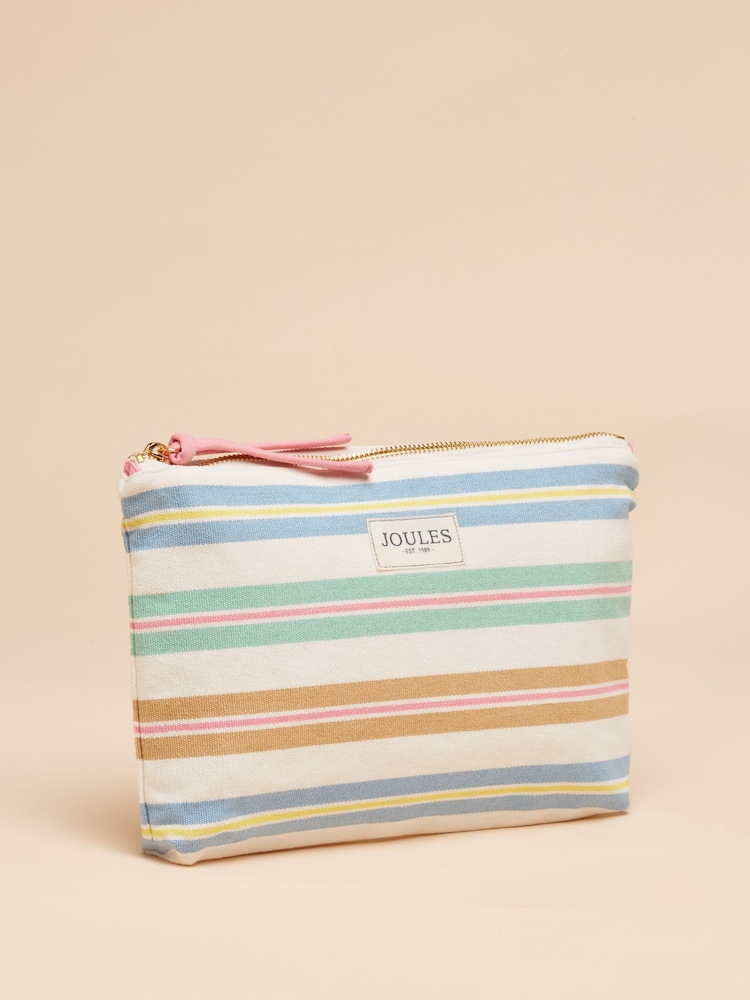 Joules Carrywell Stripe Zip Pouch - Image 2 of 5