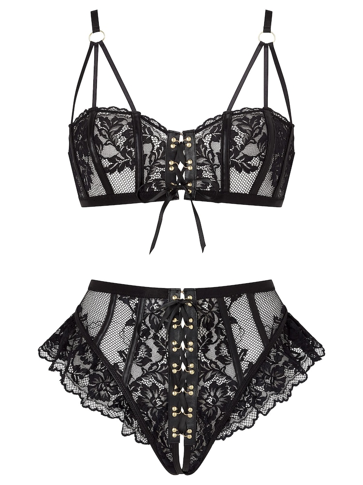 Ann Summers Boudoir Tease Lace Detail Bra Set - Изображение 5 из 5