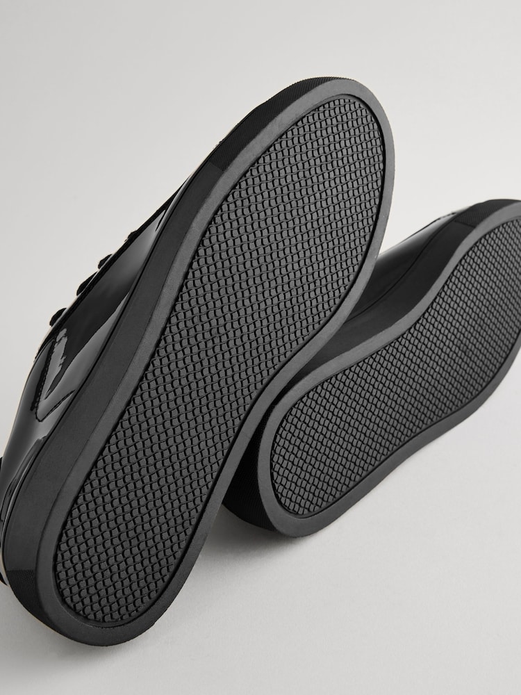 Black Patent Trainers - Image 6 of 6 Black Patent Trainers - Image 6 of 6