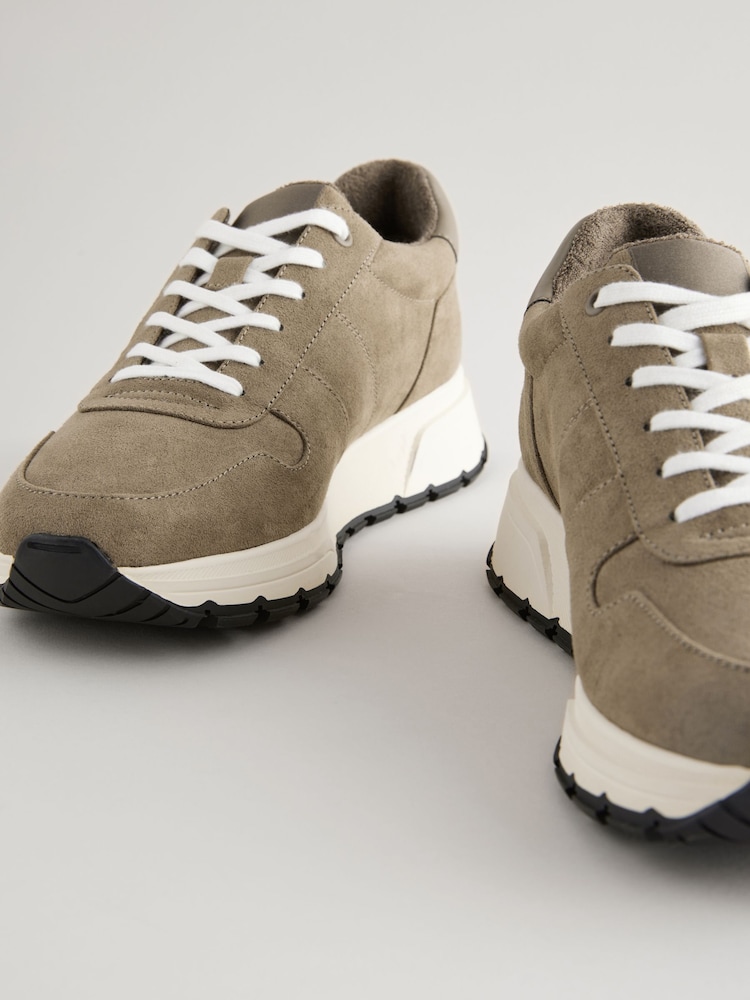 Mink Brown Runner Trainers - Image 3 of 5