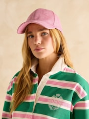 Joules Daley Pink Herringbone Cap - Image 1 of 7