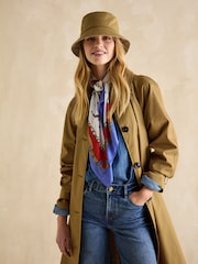 Joules Thurlow Tan Brown Adjustable Waterproof Bucket Hat - Image 4 of 6