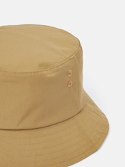 Joules Thurlow Tan Brown Adjustable Waterproof Bucket Hat - Image 6 of 6