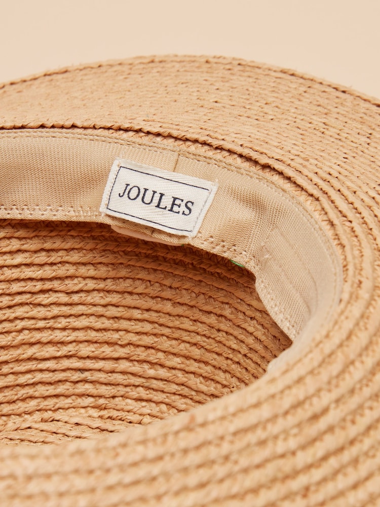 Joules Siesta Neutral Straw Hat - Image 10 of 10