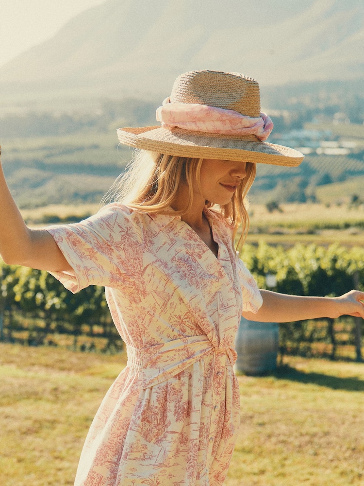 Joules Siesta Neutral Straw Hat - Image 2 of 10