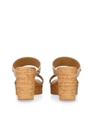 Carvela Comfort Silver Ivy Wedge Sandals - Image 5 of 5