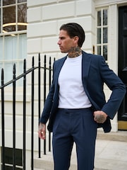 Harry Brown Deakin Cotton Linen Seersucker Regular Fit Blazer - Image 18 of 22