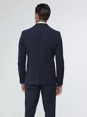 Harry Brown Deakin Cotton Linen Seersucker Regular Fit Blazer - Image 19 of 22
