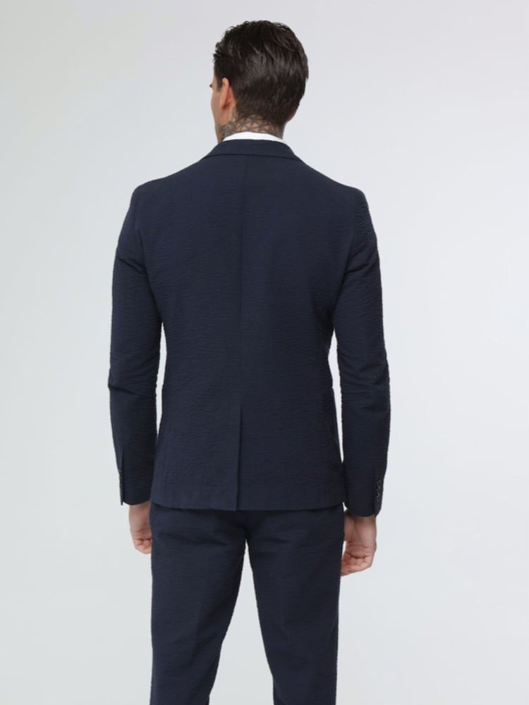 Harry Brown Deakin Cotton Linen Seersucker Regular Fit Blazer - Image 19 of 22
