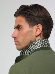 Groen - Harry Brown versierde maatgesneden blazer van katoen-linnenmix - Image 18 of 18