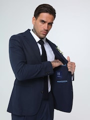 Harry Brown versierde maatgesneden blazer van katoen-linnenmix - Image 2 of 5