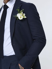 Harry Brown versierde maatgesneden blazer van katoen-linnenmix - Image 5 of 5