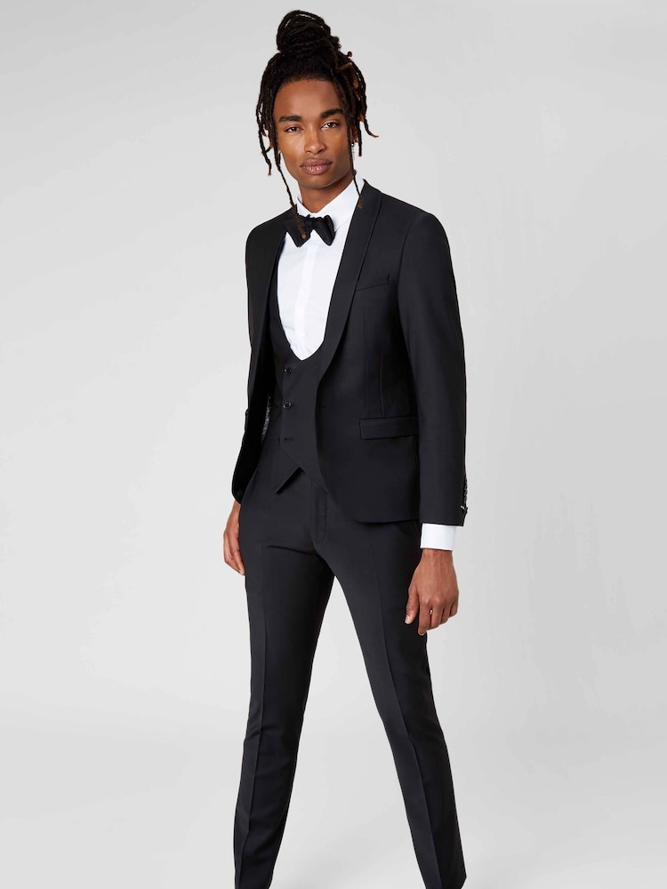Twisted Tailor Skinny Fit Ellroy Wool jakna; suknjič - Slika 1 iz 6 Twisted Tailor Skinny Fit Ellroy Wool jakna; suknjič - Slika 1 iz 6