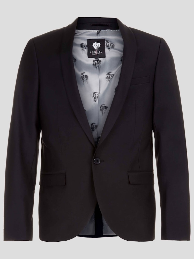 Twisted Tailor Skinny Fit Ellroy Wool jakna; suknjič - Slika 6 iz 6