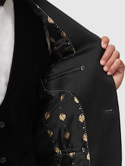 Twisted Tailor Skinny Fit 100% Cotton Sylvester Velvet Tuxedo jakna; suknjič - Slika 5 iz 5